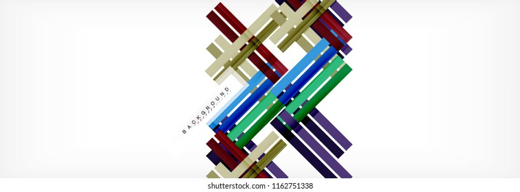 Line abstract background, vector modern template. Vector illustration