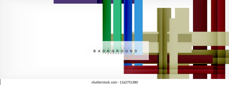 Abstrakter Hintergrund, Vektormoderne Vorlage. Vektorgrafik