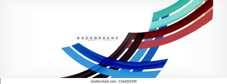 Fondo abstracto de línea, plantilla moderna vectorial. Ilustración del vector