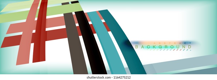 Line abstract background, vector modern template. Vector illustration