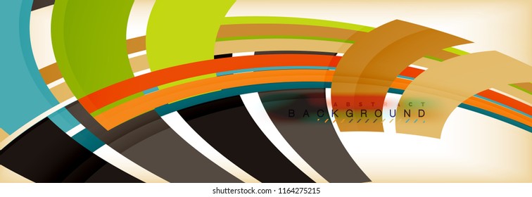 Fondo abstracto de línea, plantilla moderna vectorial. Ilustración del vector