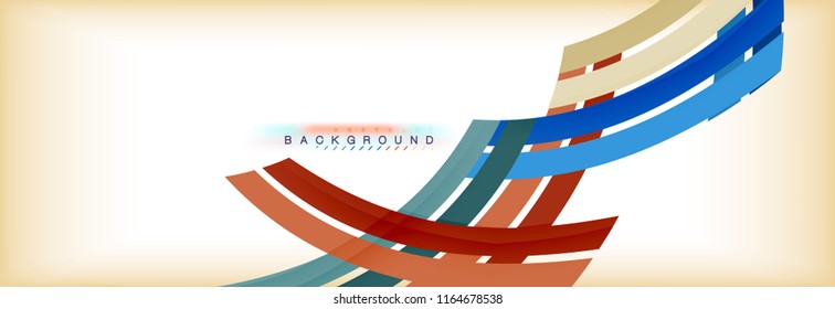 Line abstract background, vector modern template. Vector illustration