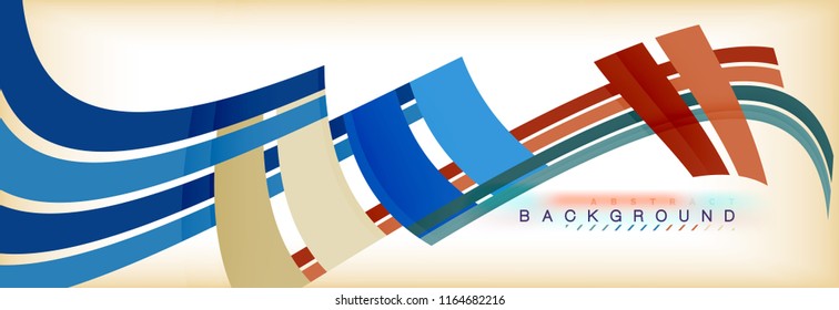 Line abstract background, vector modern template. Vector illustration