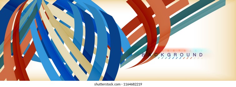 Fondo abstracto de línea, plantilla moderna vectorial. Ilustración del vector
