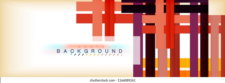 Line abstract background, vector modern template. Vector illustration