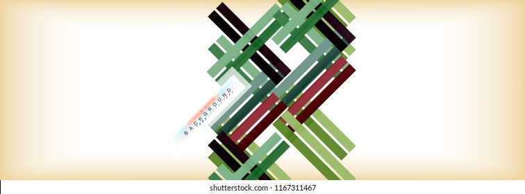 Line abstract background, vector modern template. Vector illustration