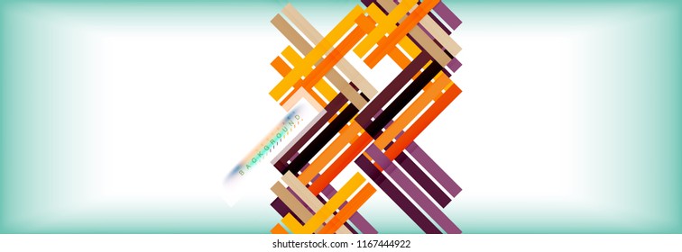 Line abstract background, vector modern template. Vector illustration
