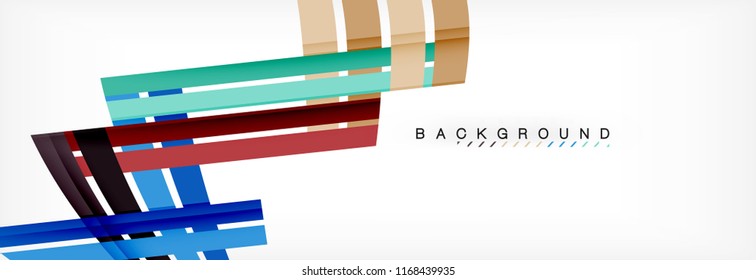 Line abstract background, vector modern template. Vector illustration
