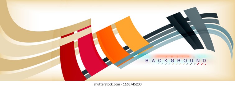 Line abstract background, vector modern template. Vector illustration