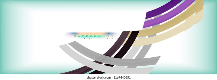 Fundo abstrato da linha, modelo moderno vetorial. Ilustração vetorial