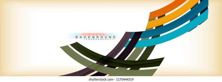 Fondo abstracto de línea, plantilla moderna vectorial. Ilustración del vector