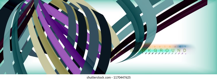 Fondo abstracto de línea, plantilla moderna vectorial. Ilustración del vector