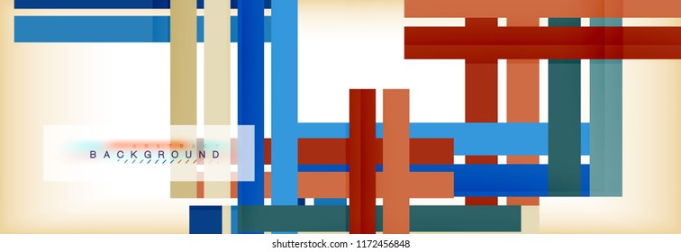 Line abstract background, vector modern template. Vector illustration