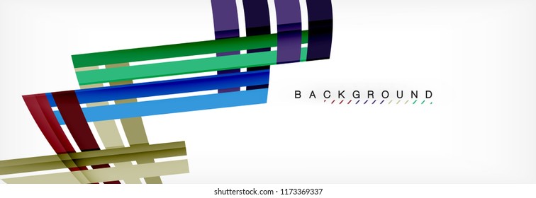 Line abstract background, vector modern template. Vector illustration