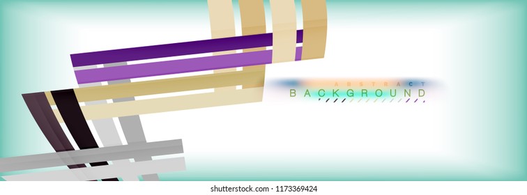 Line abstract background, vector modern template. Vector illustration