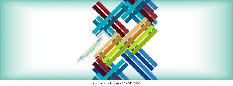 Line abstract background, vector modern template. Vector illustration