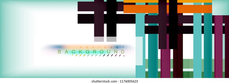 Line abstract background, vector modern template. Vector illustration