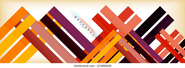 Fondo abstracto de línea, plantilla moderna vectorial. Ilustración del vector