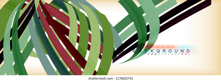 Line abstract background, vector modern template. Vector illustration