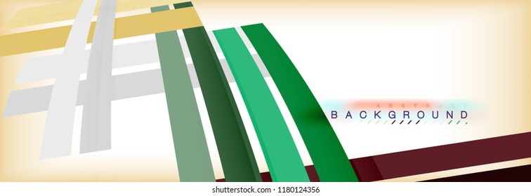 Line abstract background, vector modern template. Vector illustration