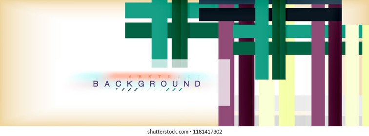 Line abstract background, vector modern template. Vector illustration