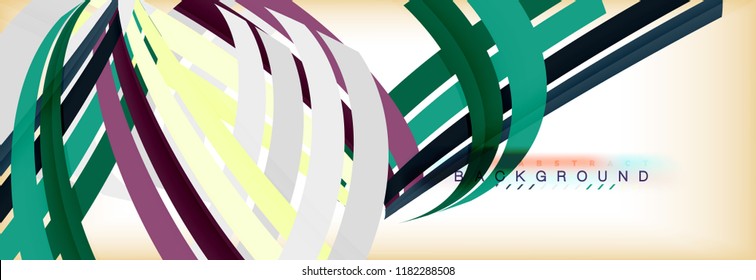 Line abstract background, vector modern template. Vector illustration