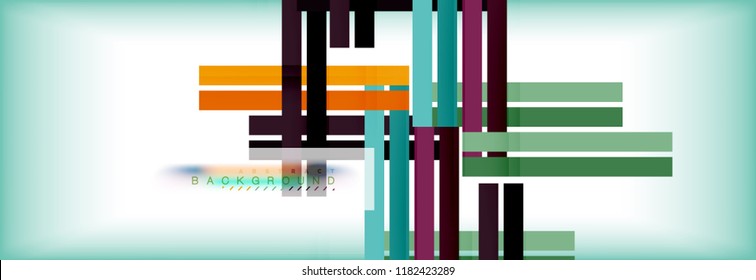 Line abstract background, vector modern template. Vector illustration