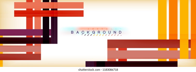 Line abstract background, vector modern template. Vector illustration