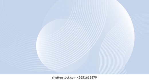 Line Abstract blue modern background with circle elements. Digital technology 