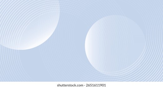 Line Abstract blue modern background posterwith circle elements. Digital technology simple good art 