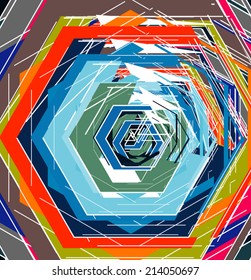 line abstract geometric background