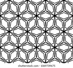 Line abstract geometric pattern. Seamless Vector illustration. For design, wallpaper, fashion, print.
