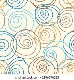 Line Abstract Orange Blue pattern suitable for textile fabric,wallpapper and more.
