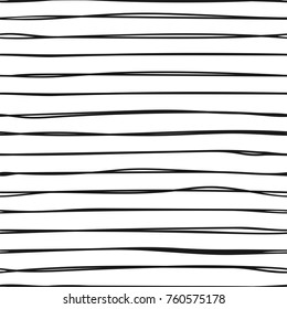 Line abstract seamless monochrome pattern