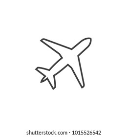 line airplane Icon