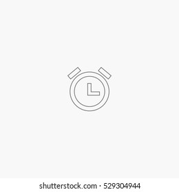 line alarm icon