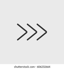 Line arrow icon illustration isolated vector sign symbol