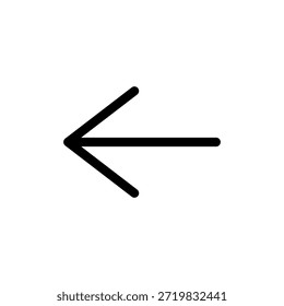 Line arrow icon mark, illustration