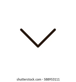 line arrow icon on white background