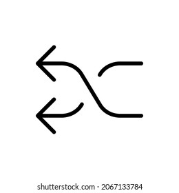 Zeilensymbole, Symbol und Vektorgrafik, Kann für Web, Print und Mobile verwendet werden