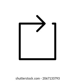Line Arrow icons, symbol and vector,Can be used for web, print and mobile