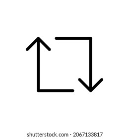 Line Arrow icons, symbol and vector,Can be used for web, print and mobile