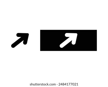 flecha de línea hacia arriba.diagrama de crecimiento con Vector