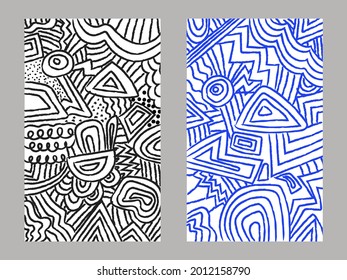 Line art abstract background drawing,line,engraving vector illustration.Isolated on white background.