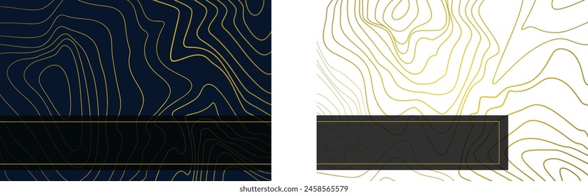 FONDO ABSTRACTAS DE ARTE DE LÍNEA, MOUNTAIN LANDSCAPE PATTERN, ELEGANTE, LUJO, FONDO DE PANTALLA, INVITACIÓN, CARTEL, FOLLETO