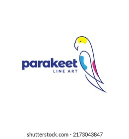 abstrakter Vogel-Parkett-Logo-Design Vektorgrafik-Symbol Illustration kreative Idee