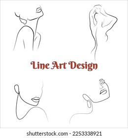 Line art, abstract art design