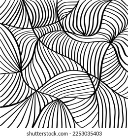 Fondo de dibujo de garrafas abstractas