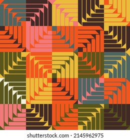 Line Art abstract vector pattern artwork made with various geometric shapes and linear elements. Minimal graphics design for poster, cover, art, presentation, prints, fabric, wallpaper and etc.