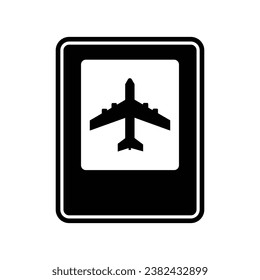 The Line Art of Airport Sign